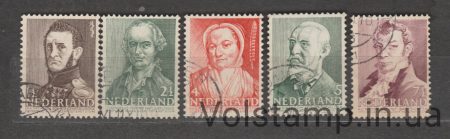 1941 Нідерланди Серія марок (Літні марки 1941 року.) Гашені №392-396