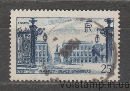 1948 Франция Марка (Нэнси: Площадь Станислава) Гашеная №762