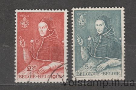 1959 Бельгія Серія марок (500 років від дня народження Папи Адріана VI) Гашені №1162-1163