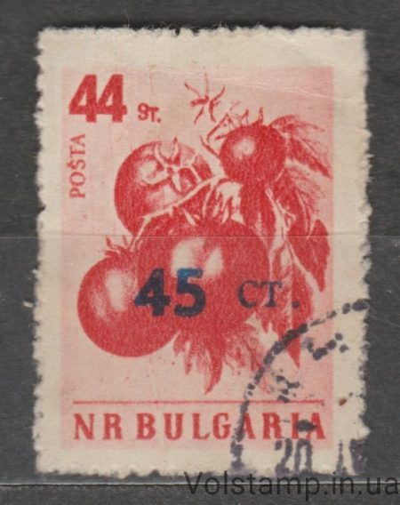 1959 Болгарія Марка (Дефінітиви: Овочі) Гашена №1115