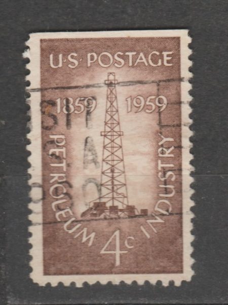 1959 США Марка (Проблема нефтяной промышленности) Гашеная №760