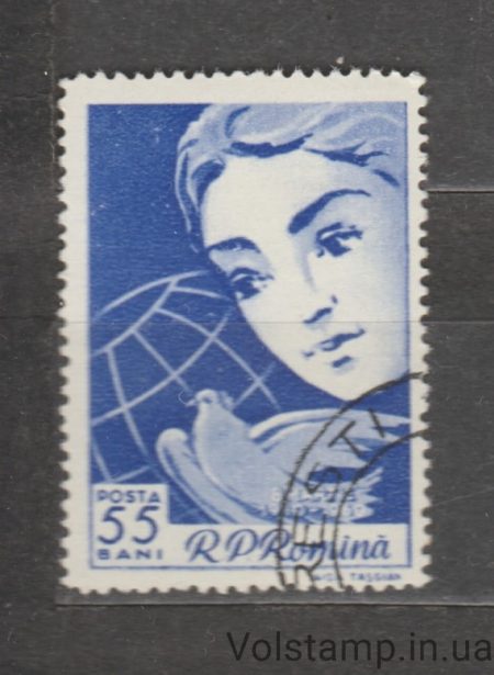 1960 Румыния Марка (Международный женский день) Гашеная №1839