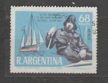 1968 Аргентина Марка (Вито Дюма (1900–1965)) Гашеная №997