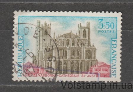 1972 Франция Марка (Собор Святого Юста, Нарбонна) Гашеная №1786