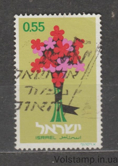 1972 Израиль Марка (День памяти 1972 г.) Гашеная №551