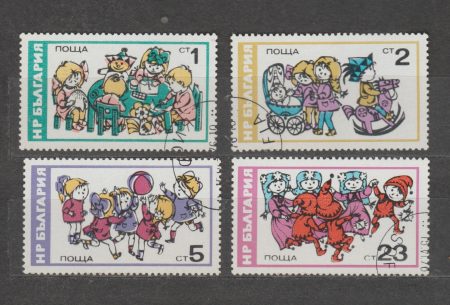 1976 Болгарія Серія марок (Захист дітей) Гашені №2487-2490