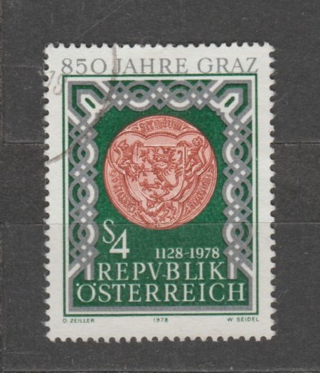 1978 Австрия Марка (850-летие Граца) Гашеная №1583