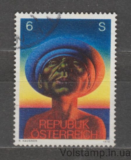1978 Австрия Марка (Современное искусство) Гашеная №1594