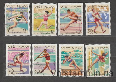 1978 Вьетнам Серия марок (Легкая атлетика) Гашеные №961-968