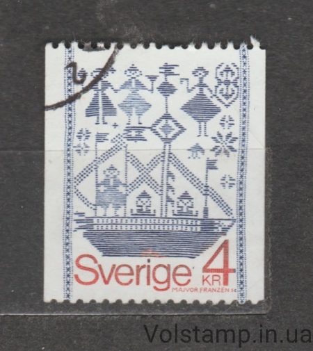 1979 Швеция Марка (Настенный, корабли) Гашеная №1056