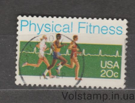 1983 США Марка (Бегуны – физическая подготовка) Гашеная №1629
