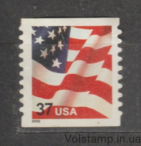 2002 USA Stamp (Flag) MH №3595