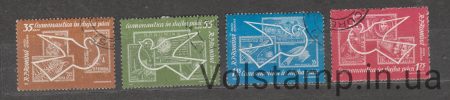 1962 Румыния Серия марок (Космонавтика на службе мира) Гашеные №2086-2089