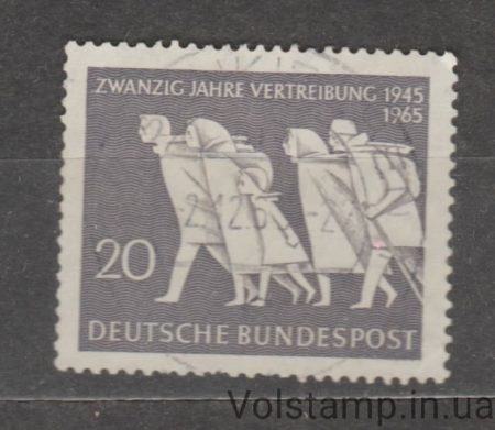 1965 Германия, Федеративная Республика Марка (Беженцы) Гашеная №479