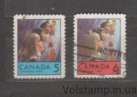 1969 Canada Series of stamps (Christmas (1969)) Used №444-445