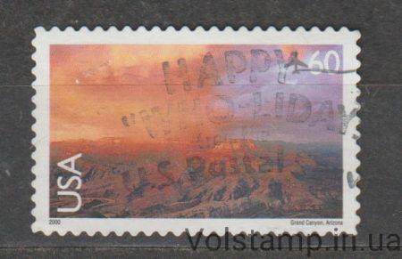 2000 США Марка (Пейзажи) Гашена №3258