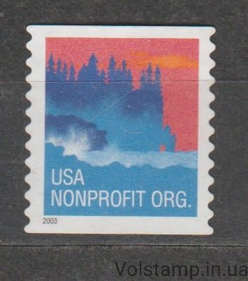 2004 США Марка (Морское побережье, датировано 2004 годом) Гашеная №3735