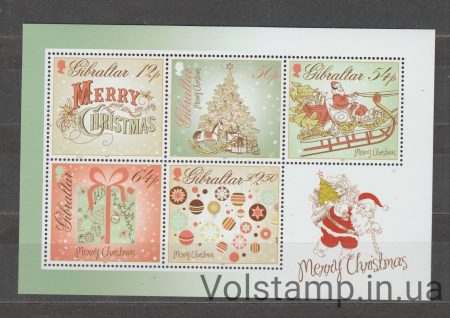 2013 Gibraltar Block (Christmas (2013)) MNH №BL114