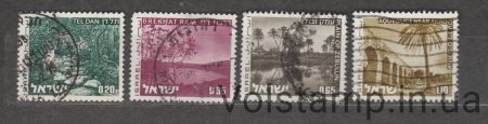 1973 Ізраїль Серія марок (Краєвиди Ізраїлю) Гашені №598-601
