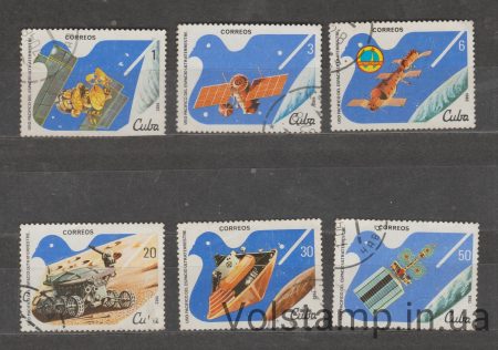 1982 Куба Серия марок (День космонавтики 1982) Гашеные №2650-2655