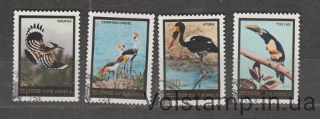 1984 North Korea Series of stamps (Birds) Used №2517-2520