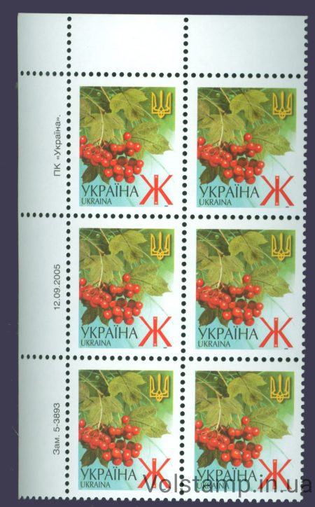 12.09.2005 стандарт Шестиблок Ж (Лівий верх) №5-3893