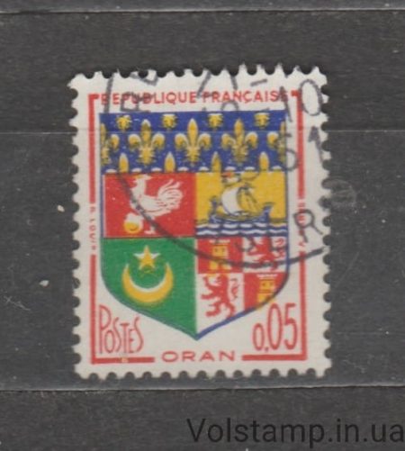 1960 France Stamp (Coat of Arms) Used №1321