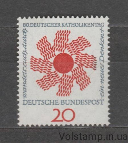 1964 Германия, ФРГ Марка (День католиков) MNH №444