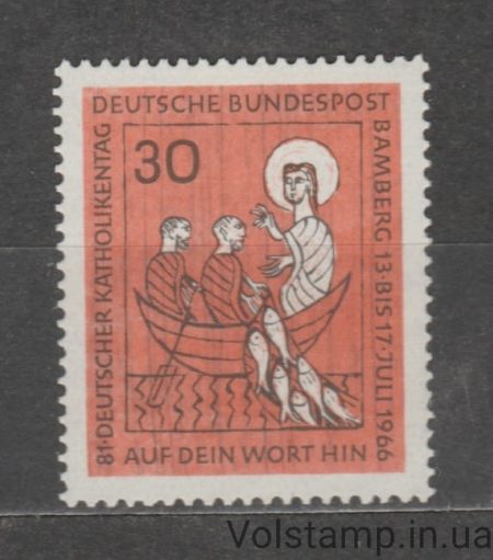 1966 Германия, ФРГ Марка («Чудесный сквозняк») MNH №515