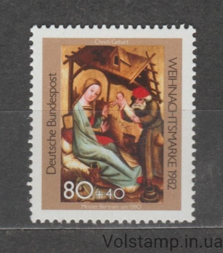 1982 Germany, FRG Stamp (Christmas) MNH №1161