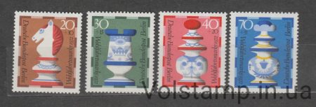1972 West Berlin Stamp series (Welfare: Chess Pieces) MNH №435-438