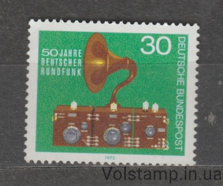 1973 Germany, FRG Stamp (Broadcast) MNH №786