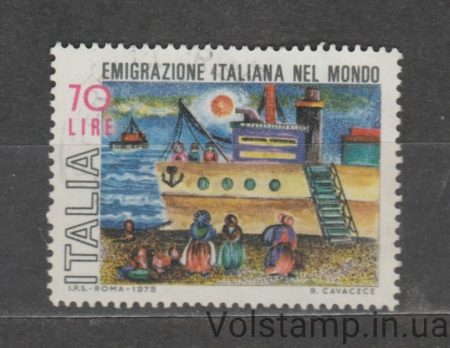1975 Италия Марка (Итальянская эмиграция) Гашеная №1499