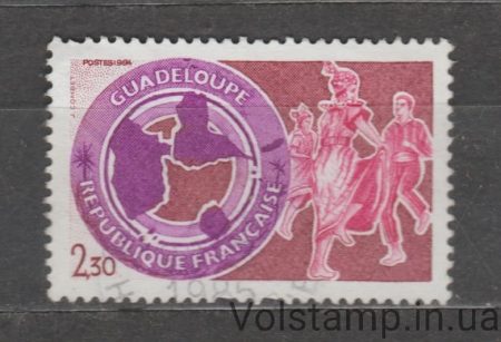1984 Франция Марка (Регион "ГВАДЕЛУПА") Гашеная №2427