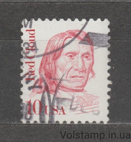 1987 США Марка (Червона Хмара) Гашена №1940