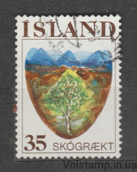 1975 Iceland Stamp (Forestry) Used №512