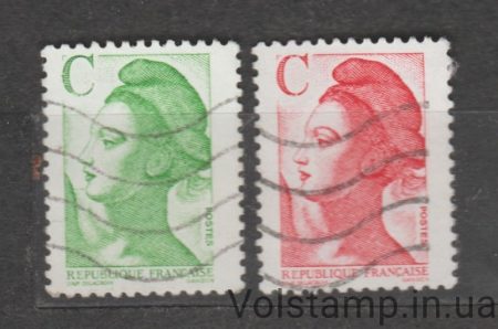 1990 France Series of stamps (Liberty C) Used №2752-2753