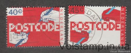 1978 Netherlands Series of stamps (Hands with pencils) Used №1113-1114