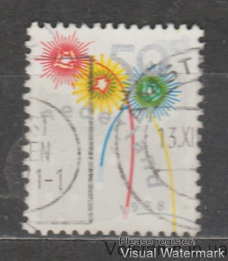 1988 Нідерланди Марка (Феєрверк) Гашена №1356
