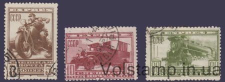 1932 Series of stamps (Express mail) Used №294-296