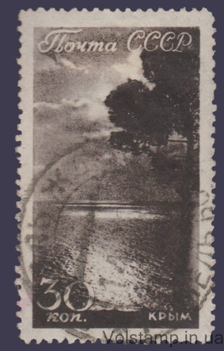 1938 Марка (Вид на море) Гашеная №533