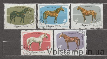 1985 Hungary Series of stamps (Nonius-36, 1883) Used №3766-3770