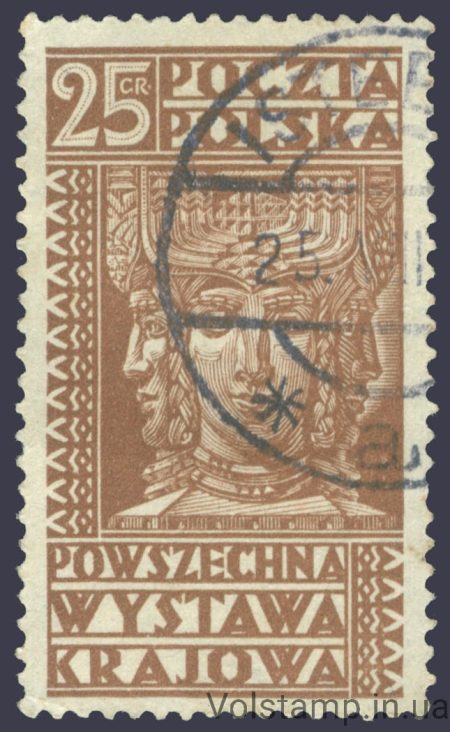 1928 Польща Марка (Мистецтво) Гашена №260