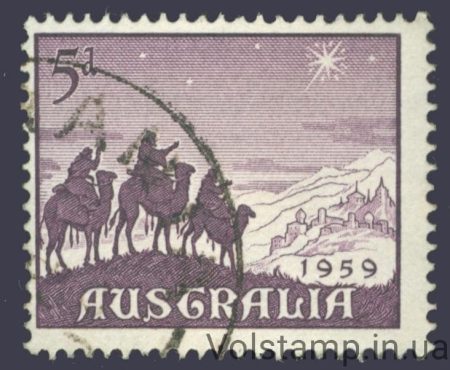 1959 Австралія Марка (Верблюди) Гашена №304
