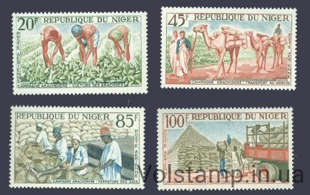 1963 Африка - Нігер Серія марок (Верблюд) MNH №53-56