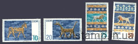 1966 НДР Серія марок (Мистецтво, музей) Гашені №1229-1232