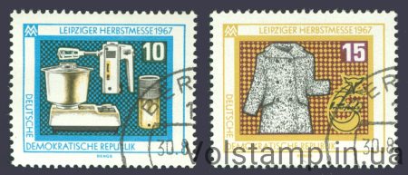 1967 ГДР Серия марок (Культура, одежда) Гашеные №1306-1307