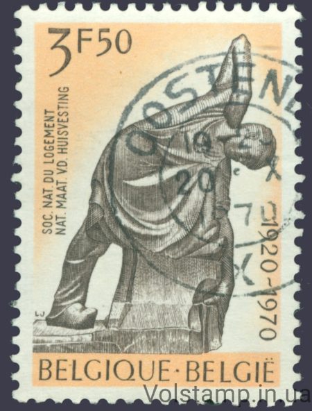 1970 Бельгія Марка (Мистецтво, скульптура) Гашена №1611