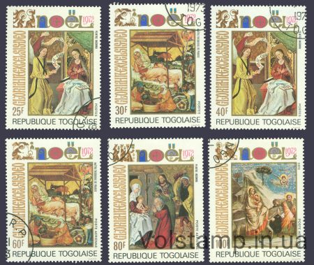 1972 Того Серия марок (Живопись) Гашеные №954-959