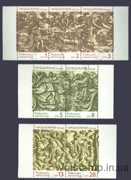 1974 Bulgaria series of stamps (art, sculpture) Used №2309-2315